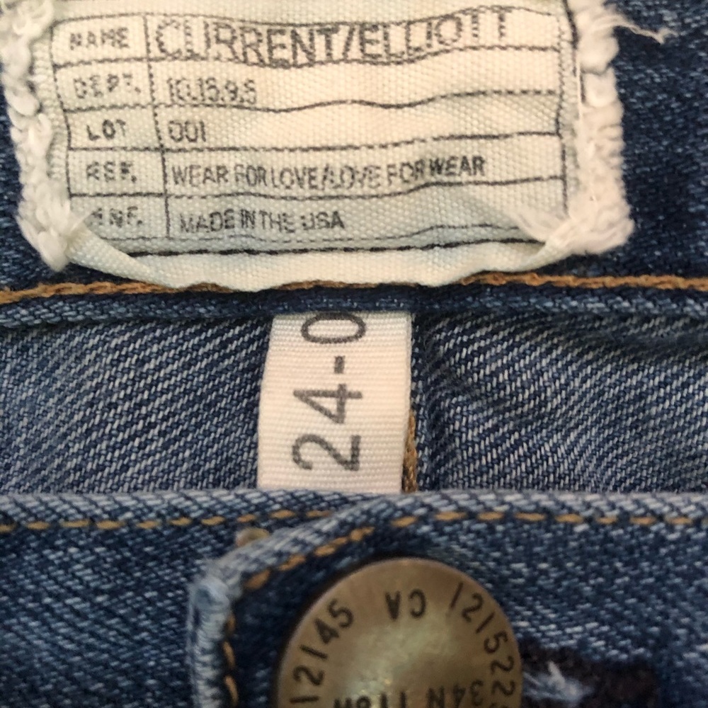Current/Elliott Jeans Size 24 - Picture 8 of 12